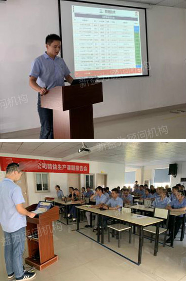 部分團隊精益生產課題報告演講